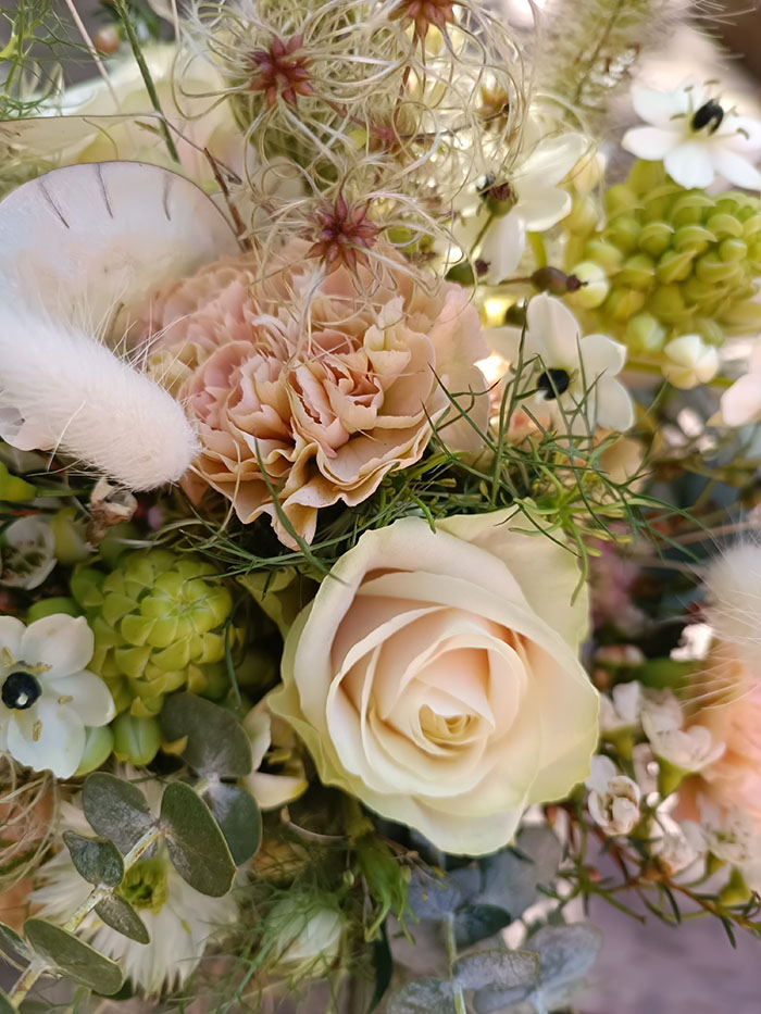 Nahaufnahme eines Blumenstraußes